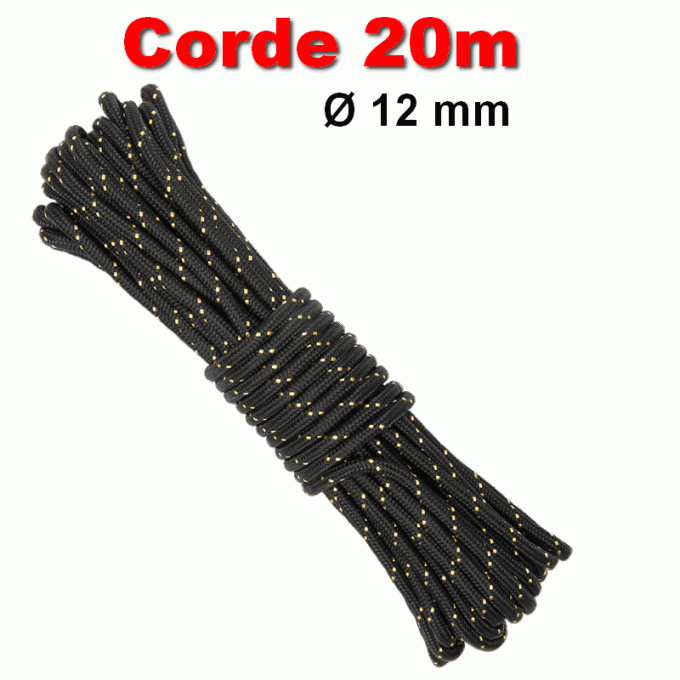 AIMANT NÉODYME BULLDOG 420 KG (2 X 210 KG) +1 corde de 20m Ø 12 mm