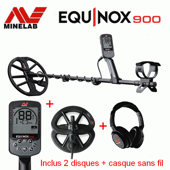 Détecteur Minelab Equinox 900