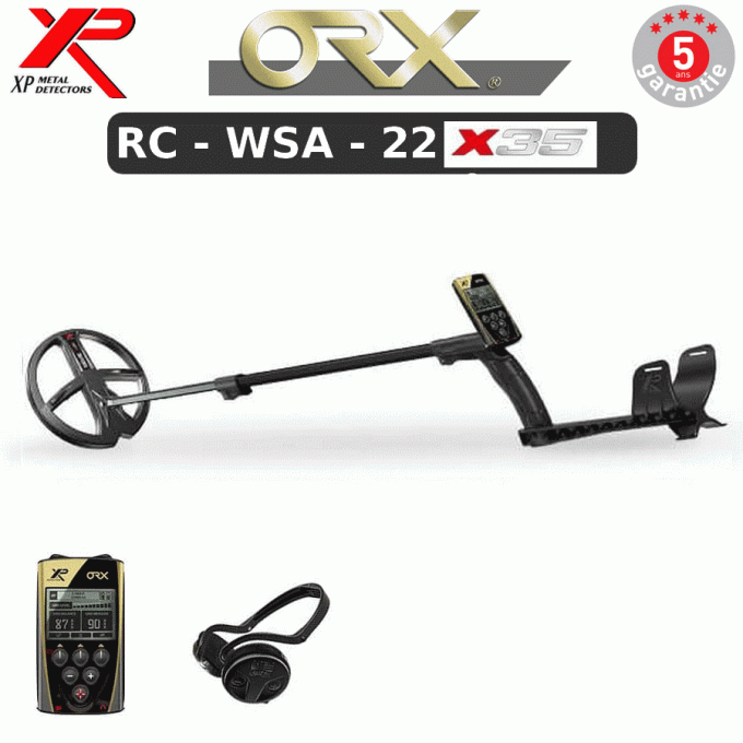 DÉTECTEUR DE MÉTAUX ORX - RC - WSA - 22 X35